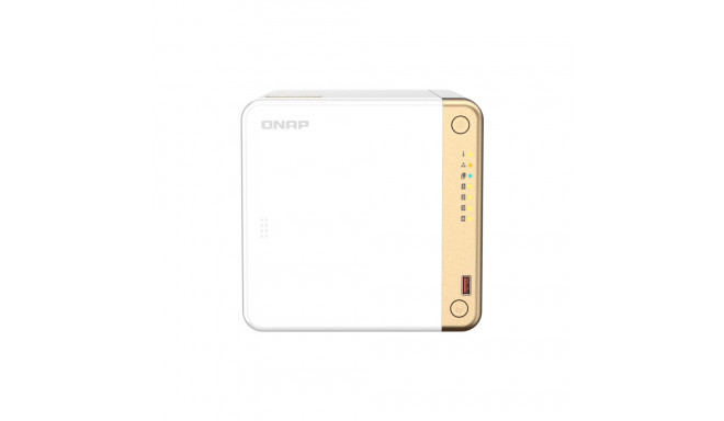 QNAP TS-462-4G NAS/andmesalvestusserver torn Intel® Celeron® N4505 4 GB DDR4 0 TB QNAP QTS valge