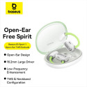 Baseus Bluetooth sluchátka Eli Sport 1 Open-Ear TWS Aurora Green