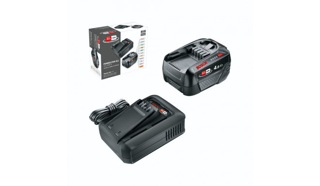 Bosch akumuliatoriaus ir kroviklio rinkinys 18V 1x4Ah , AL18V-44
