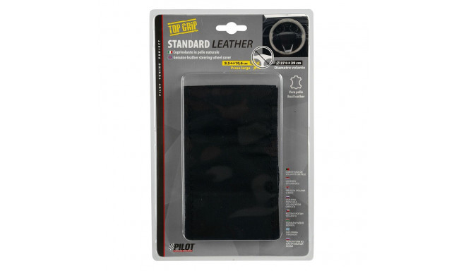 Nahast roolikate Ø37-39 cm, must