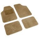 Tekstiilmattide komplekt 4tk, beež
