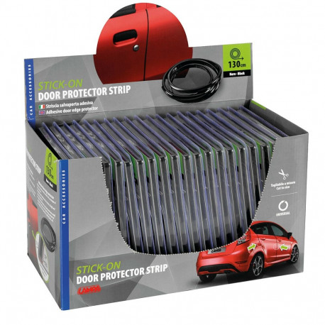 Kleebitav uksekaitse 130cm must