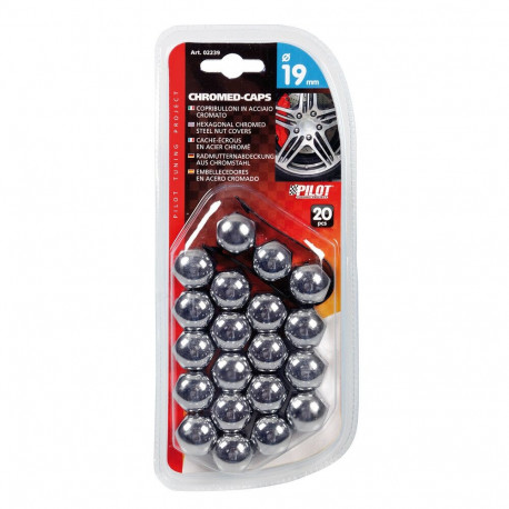 Poldikatted kroom 19mm 20tk