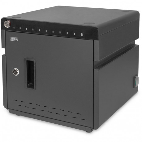 "Digitus Mobiler Desktop Ladeschrank für 10 Notebooks/Tablets bis 14'' USB-C 20W UVC-Desinfektion Lü