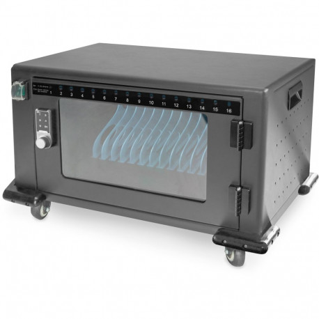 "DIGITUS Mobiler Ladeschrank für 16 Tablets bis 13 Zoll, USB-A"