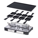 Adler | Raclette - elektrigrill | AD 6616 | Laua | 1400 W | Must/roostevaba teras