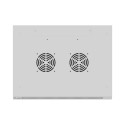 RACK CABINET 19" WALL-MOUNT 9U/600X450 FOR SELF-ASSEMBLY WITH METAL DOOR GREY LANBERG (FLAT PACK)