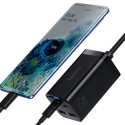 Baseus GaN3 Pro, 2x USB-C, 2x USB, 65W, must