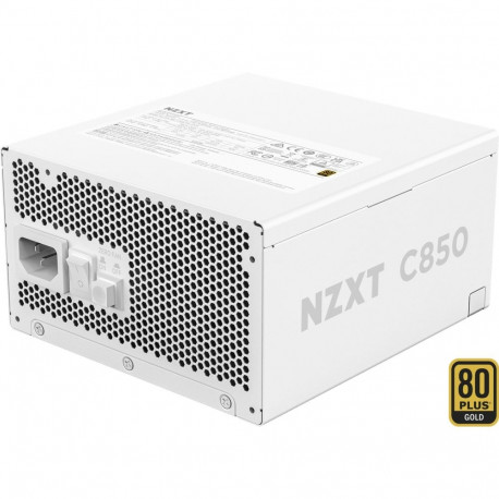 C850 Gold ATX 3.1 1x 16-pin graafikakaardi toitepistik, 3x PCIe, kaablihaldus, 850W, valge