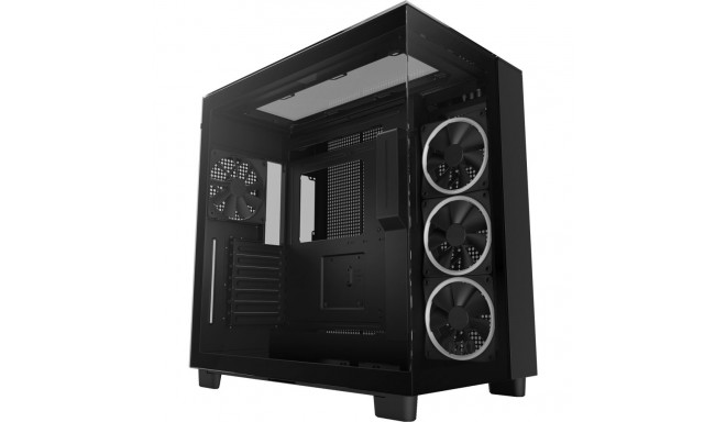 NZXT computer case H9 Elite All Black Tower Tempered Glass, black