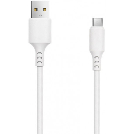 Setty kaabel USB - microUSB 1m, valge