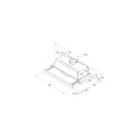 Whirlpool AKR 749/1 IX Semi built-in (pull out) Grey 304 m³/h
