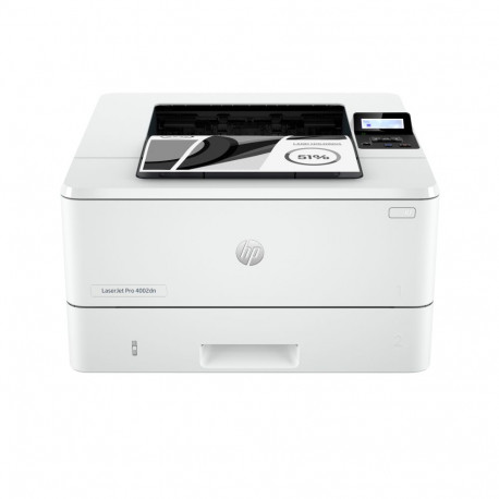 HP LaserJet Pro 4002dn Printer - A4 Mono Laser, Print, Automatic Document Feeder, Auto-Duplex, LAN, 