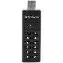 Väline ketas Verbatim Keypad Secure USB 3.2 Gen 1 64GB must 49428