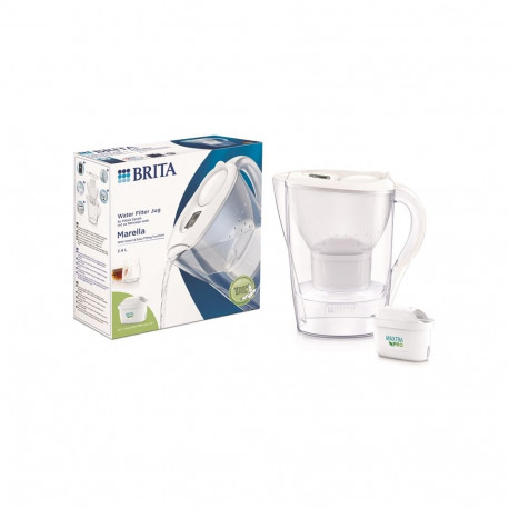 FILTERING JUG BRITA MARELA 2.4L WHIT
