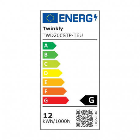 Twinkly|Dots Smart LED Lights 200 RGB (Multicolor), 10m, Transparent|RGB – 16M+ colors