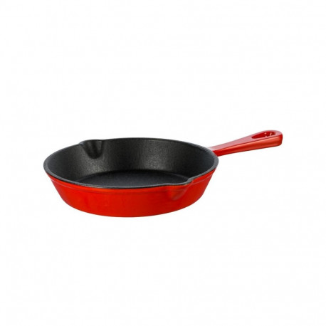 RED IRON CAST SKILLET 25 CM