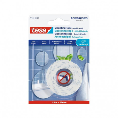 kahepoolne teip 1.5m x 19mm peeglitele