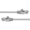Premiumcord Patch cable CAT6a S-FTP, RJ45-RJ45, AWG 26/7 1m color grey