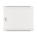 RACK CABINET 19" WALL-MOUNT 9U/600X450 FOR SELF-ASSEMBLY WITH METAL DOOR GREY LANBERG (FLAT PACK)