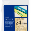 BROTHER TZE-PR851 24 BLACK ON GOLD TAPE