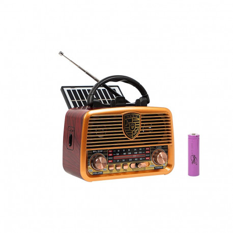 77-540# Radio przenośne analogowe am/fm bt blow ra10 solarne