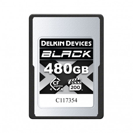 Delkin CFexpress 4.0 BLACK | Type A | VGP200, R1830/W1710 (Type A | 4.0) 480GB