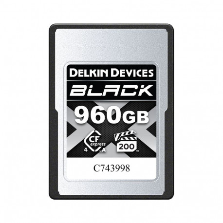 Delkin CFexpress 4.0 BLACK | Type A | VGP200, R1830/W1740 (Type A | 4.0) 960GB