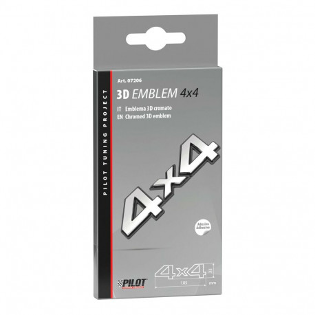 Kleebisembleem 4x4 3D
