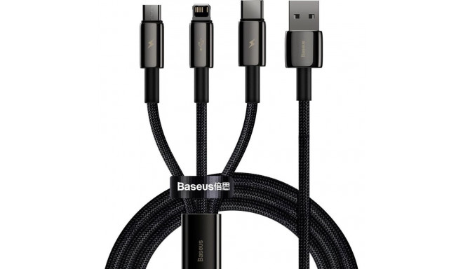 CABLE USB TO 3IN1 1.5M/BLACK CAMLTWJ-01 BASEUS
