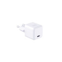 3MK Hyper Charger PD 25W seinalaadija valge + 1x USB-C kaabel