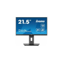 iiyama ProLite 21.5” IPS 3-side borderless monitor with height-adjustable stand for multi-monitor se