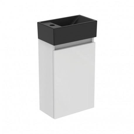 CAB HUNG EUROVIT WITH BLC LEFT BASIN WH