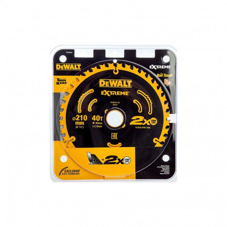 DEWALT ketassaag 210x30mmx40z