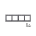 FRAME K14-445-04.M/BM 4PL MODERN BL