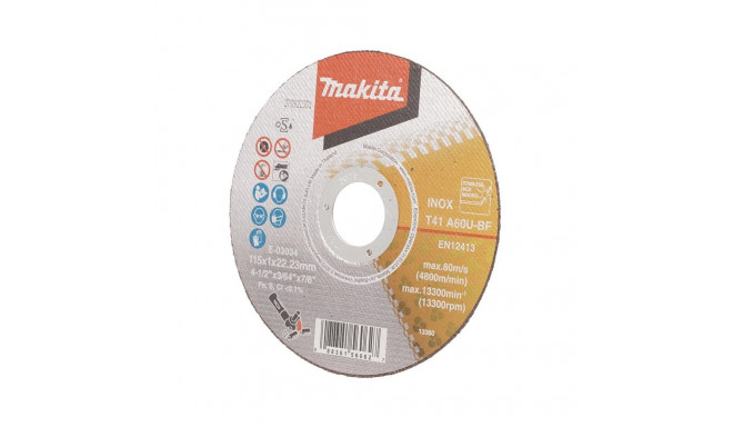 ABRASIVE CUTTING DISC E-03034 115X1X22