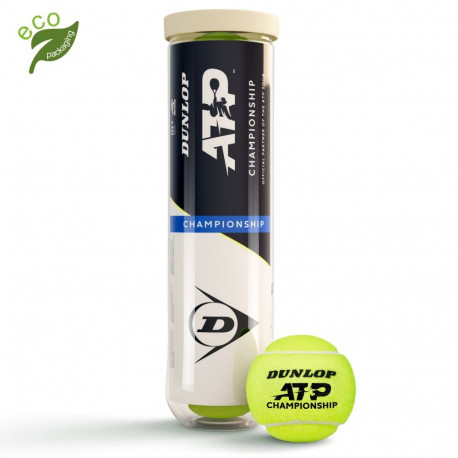 Tennis balls DUNLOP ATP CHAMPIONSHIP Entry 4PET ITF