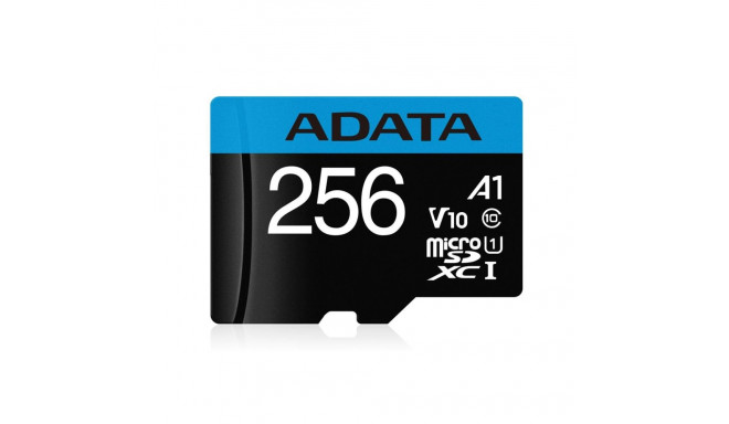 ADATA Premier microSDXC 256GB 100R/25W UHS-I Class 10 A1 V10 + Adapter