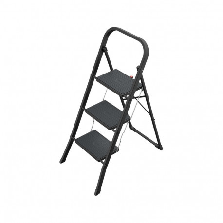 Trepp-pink K44 StandardLine kokkupandav terasest 3 astet turvakäepide 4007126241733, must