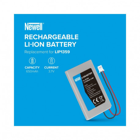 Battery - Newell LIP1359 650mAh Replacement for DualShock 3 Controller
