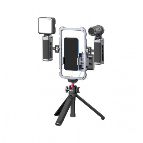 Camera Accessory - Ulanzi Universal Smartphone Metal Cage Adjustable Handles 16 Mounting Points