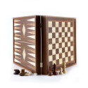 Board Game Set - Manopoulos Classic Style 4in1 Chess Backgammon Ludo Snakes L Size
