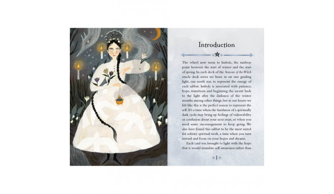 Oracle Card Deck - Seasons of the Witch Imbolc 44 Cards Instruction Booklet