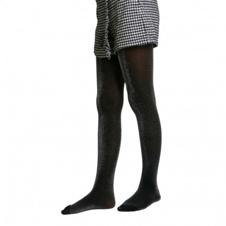 SOKISAHTEL STEFFI musta värvi sädelevad sukkpüksid tüdrukutele 428, 431