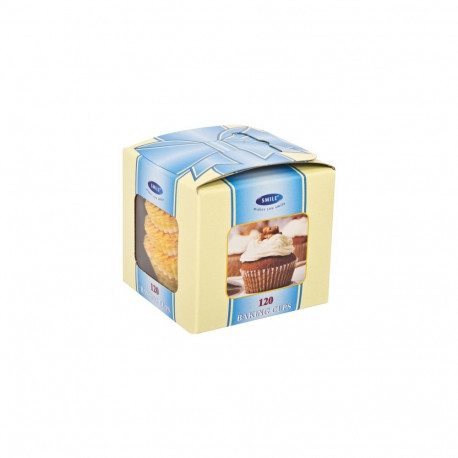 SMILE Küpsetusvormid 120 tk, kollane karbis, Top Quality