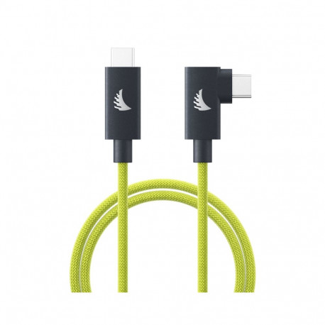 Angelbird Cable I USB-C 4.0 I Solid Flex Cable Right-Angle I Lime I 2 m