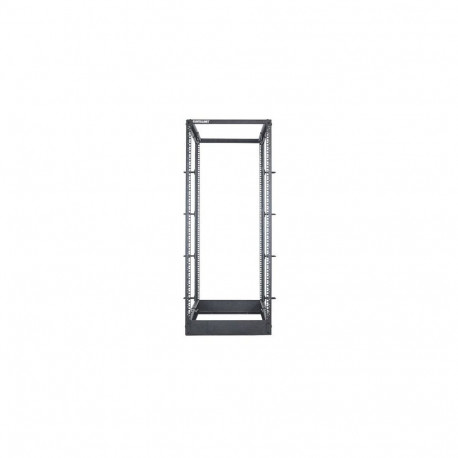 Intellinet 19" Network Rack - Open Frame (4-Post), 48U, Black, Flatpack, Max 360kg