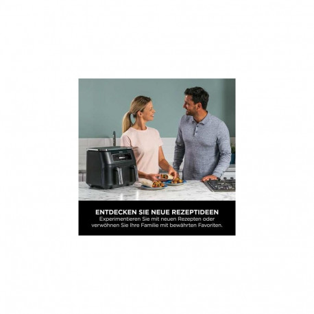 Ninja AF200EU fryer Double 7.6 L Stand-alone 2400 W Hot air fryer Black