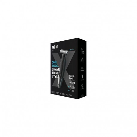 Braun Series X XT5200 Foil shaver Trimmer Black, Metallic