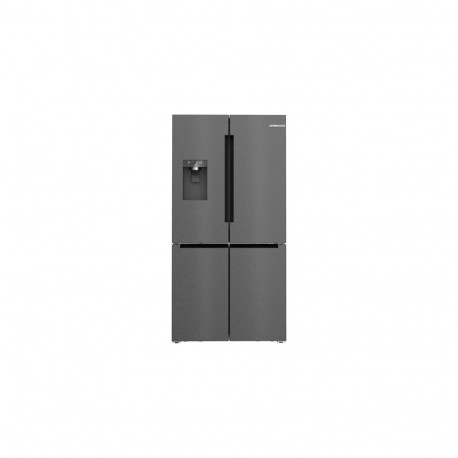 Bosch Serie 6 KFI96AXEA side-by-side refrigerator Freestanding 574 L E Black, Stainless steel